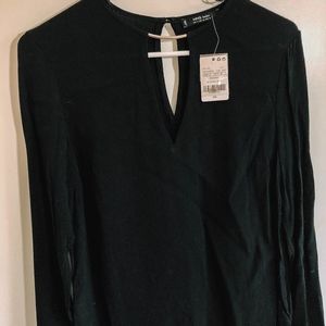 MNG Black Blouse